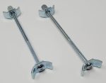 2 Pack KIHAF26296220Z Joint Fasteners Workshop Connectors Adjustable Recessed Work Surface Countertop Bolts 5 7/8" Length Steel Made in Germany - Image 2